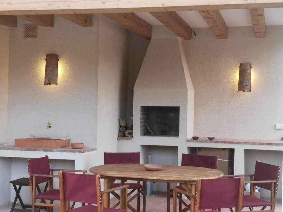 Villa La Alberca Casa Con Jardin Y Piscina Tenzuela Esterno foto