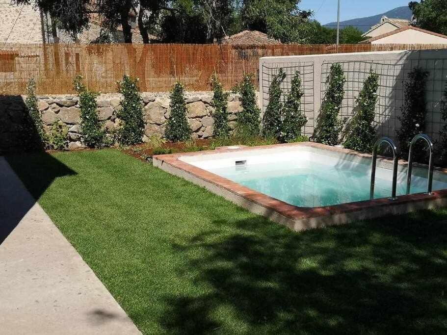 Villa La Alberca Casa Con Jardin Y Piscina Tenzuela Esterno foto